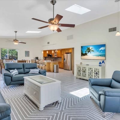 Coastal 2BR Getaway|5 Min to Beach|Pool+Peloton
