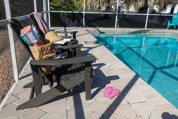 Waterfront Pool Home w/ Private Dock & Dolphin Sightings