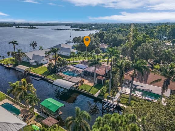Waterfront Pool Home w/ Private Dock & Dolphin Sightings