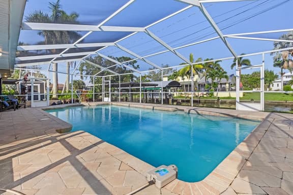 Waterfront Pool Home w/ Private Dock & Dolphin Sightings